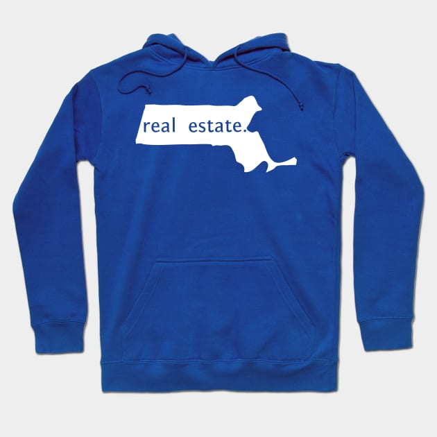 Massachusetts State Real Estate T-Shirt Hoodie by Proven By Ruben